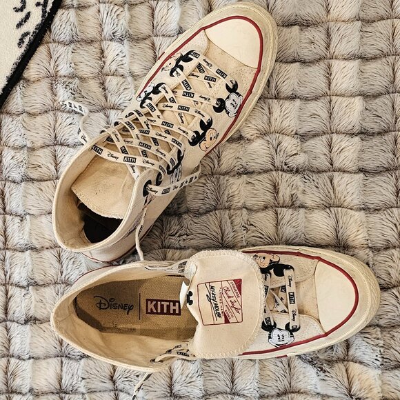 Converse Chuck Taylor Mickey Mouse High Top Disney Sneakers Men 9.5 women 11.5 - Picture 6 of 10